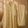 Butter Silk Essence – 3 Piece Butter Silk Suit in Butter Yellow