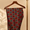 Azure Weave – 2 Piece Banarasi Suit with Metallic Sheen