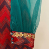 Azure Weave – 2 Piece Banarasi Suit with Metallic Sheen