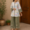 Olive Blossom – 2 Piece Botanical Cotton Suit