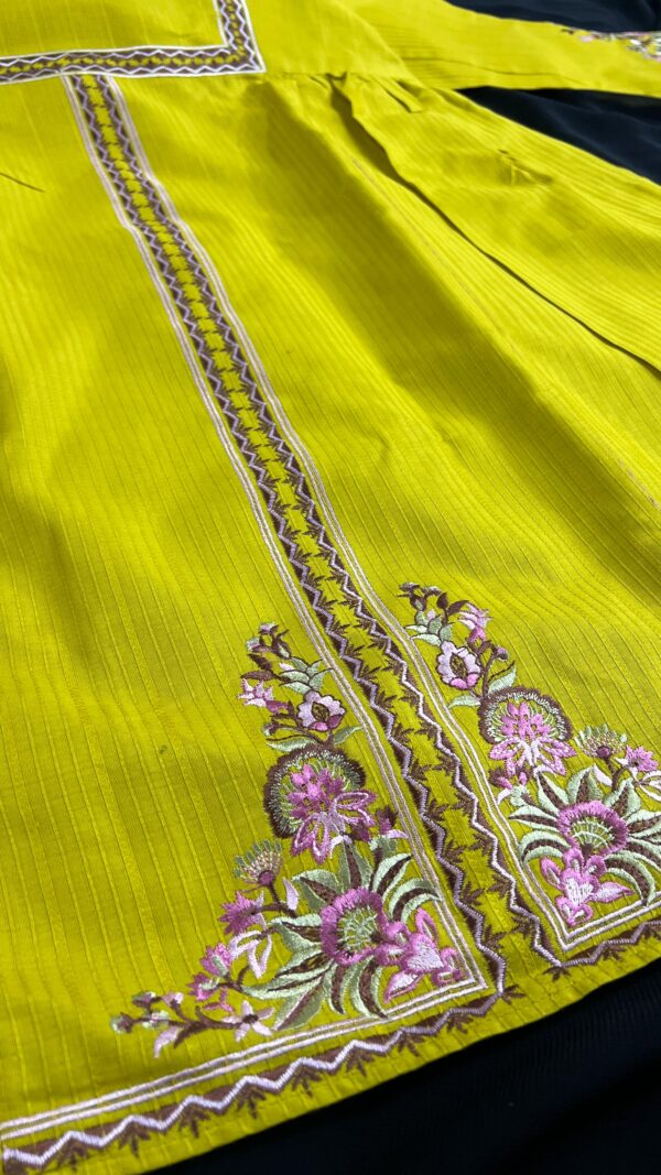 Marigold Charm – 1 Piece Mustard Cotton Frock