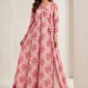 ROSÉA – 2 Piece Floral Angarkha-Style Suit