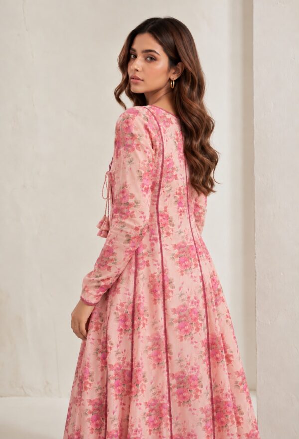 ROSÉA – 2 Piece Floral Angarkha-Style Suit